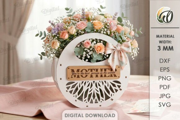 Mothers Day Bag Laser Cut 145009900 Creativo Digital